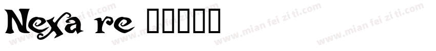 Nexa re字体转换